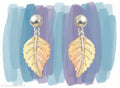 Leaf Drop Earrings