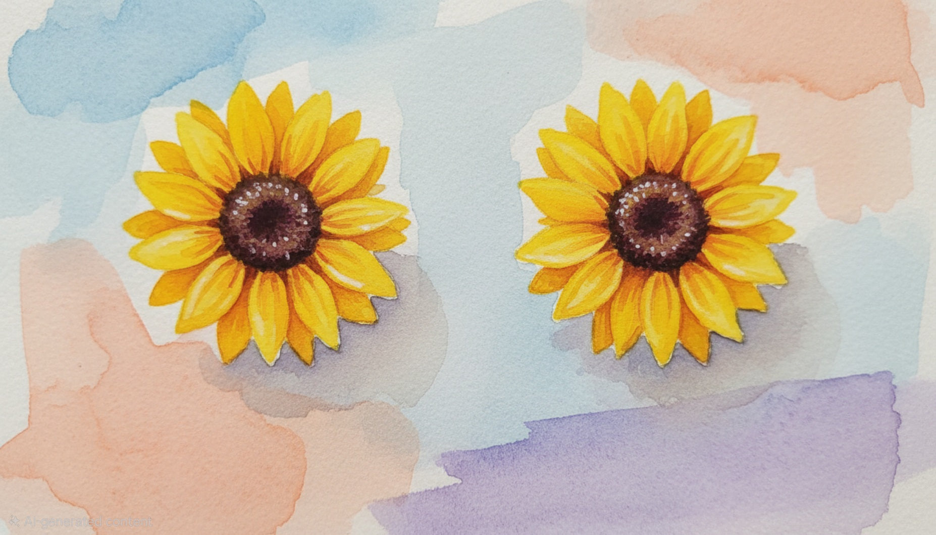 Sunflower Post Earrings