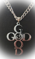 God is Good Necklace on 13" Silver Chain