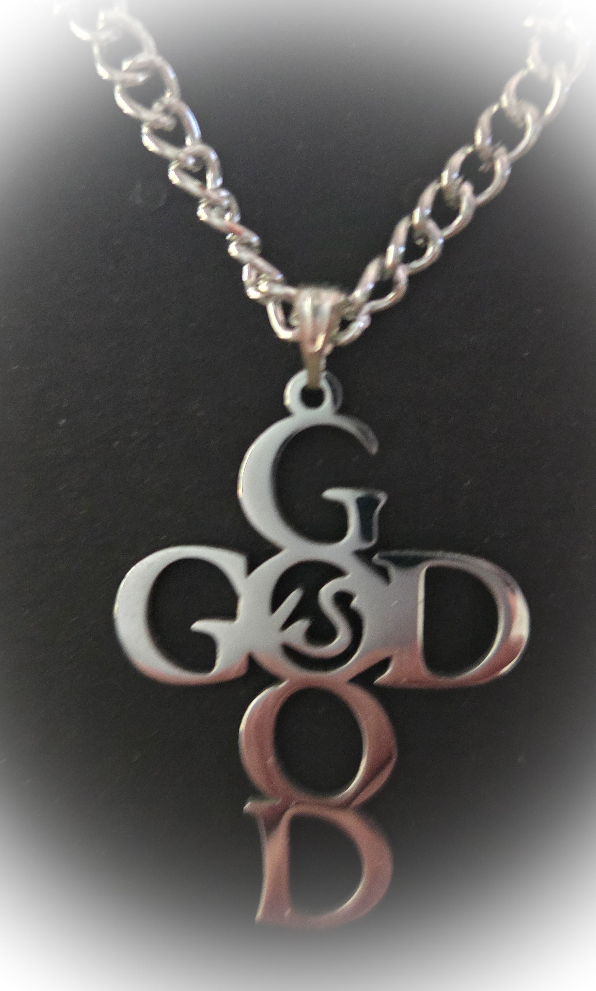 God is Good Necklace on 13" Silver Chain