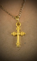 Gold Cross Necklace 1